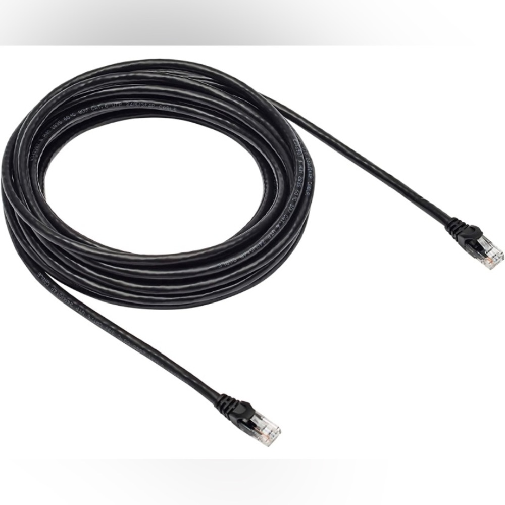 RJ45 Cat-6 Gigabit Ethernet Patch Internet Cable 10-Pack, 25Ft ea Multi-Pack NEW